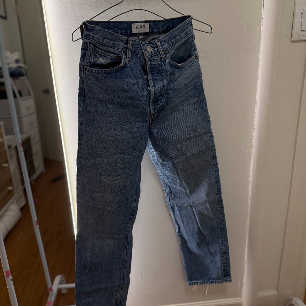 AGOLDE 90's High Rise Straight Leg Jeans Size 23